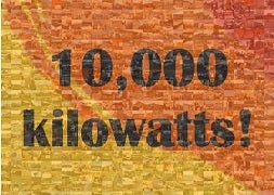10,000 kilowatts!