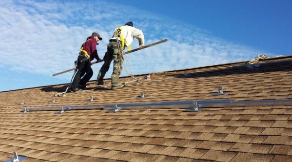Rooftop Solar Installation Racking