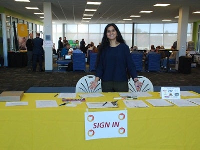 Solar Information Session Welcome Table