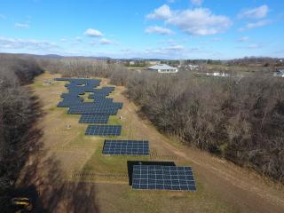rural solar array