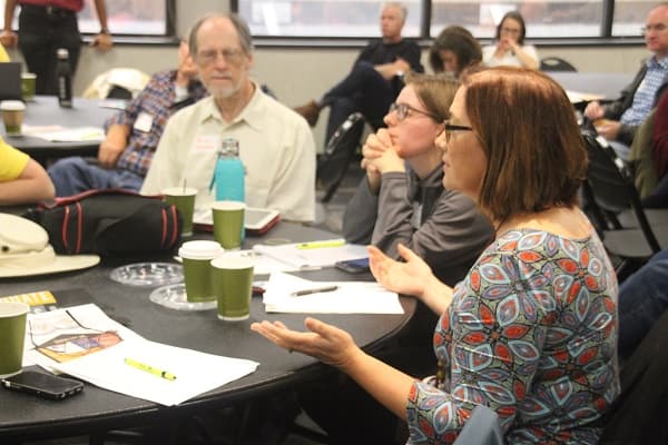 Participants ask questions about Maryland's Community Solar Pilot Program